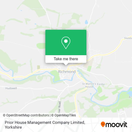 Prior House Management Company Limited map