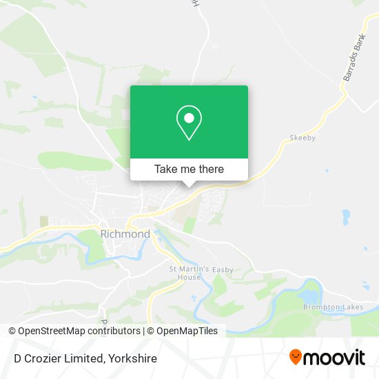 D Crozier Limited map