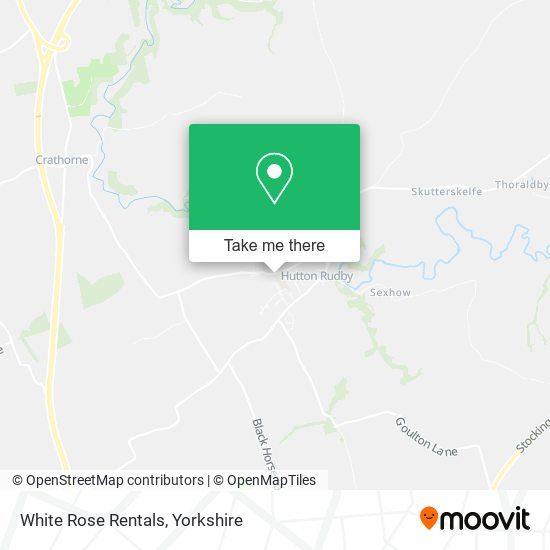 White Rose Rentals map