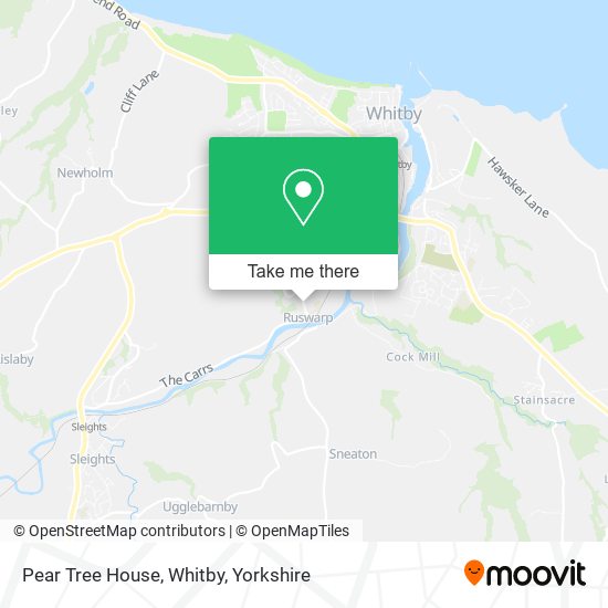 Pear Tree House, Whitby map