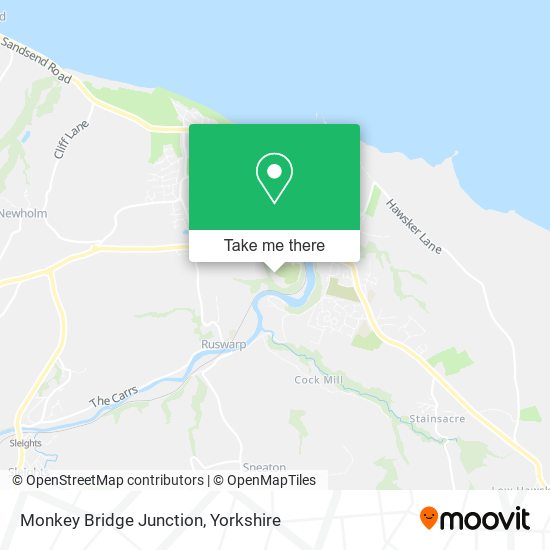 Monkey Bridge Junction map