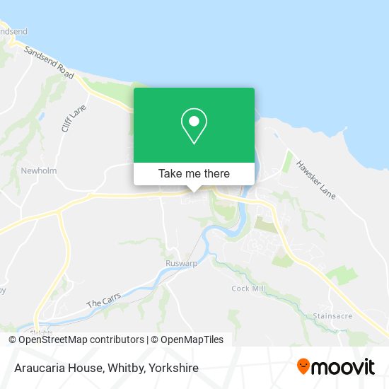 Araucaria House, Whitby map