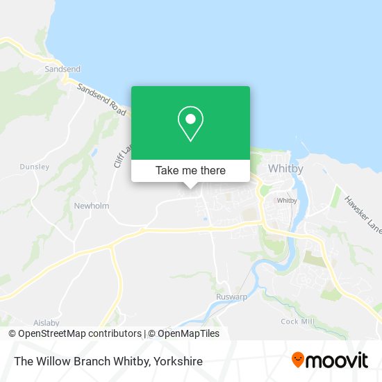 The Willow Branch Whitby map