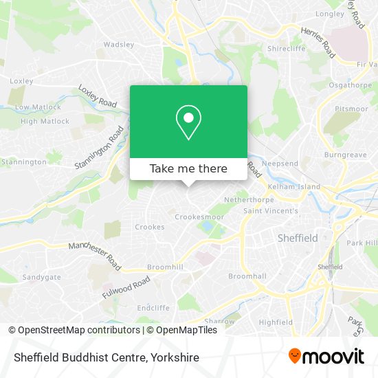 Sheffield Buddhist Centre map