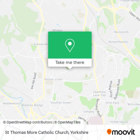 St Thomas More Catholic Church map