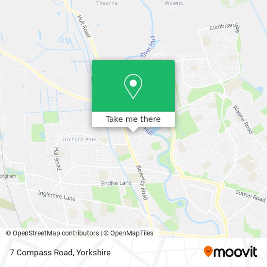 7 Compass Road map