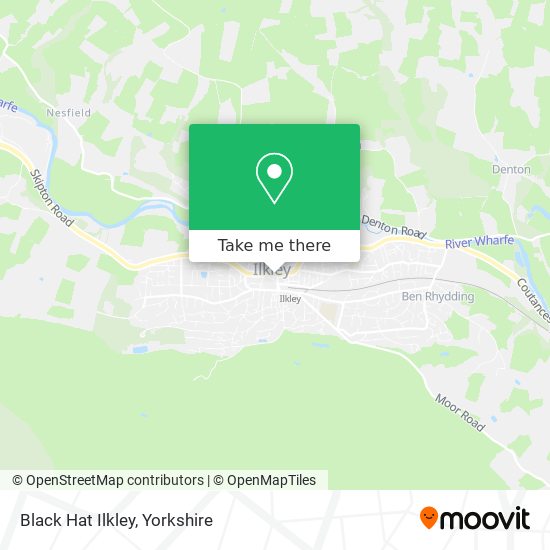 Black Hat Ilkley map