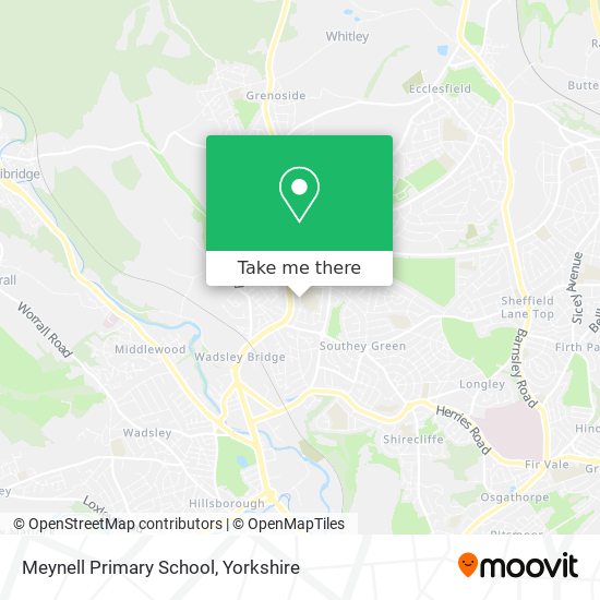 Meynell Primary School map