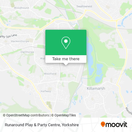 Runaround Play & Party Centre map
