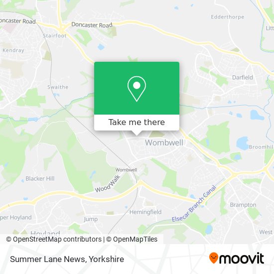 Summer Lane News map