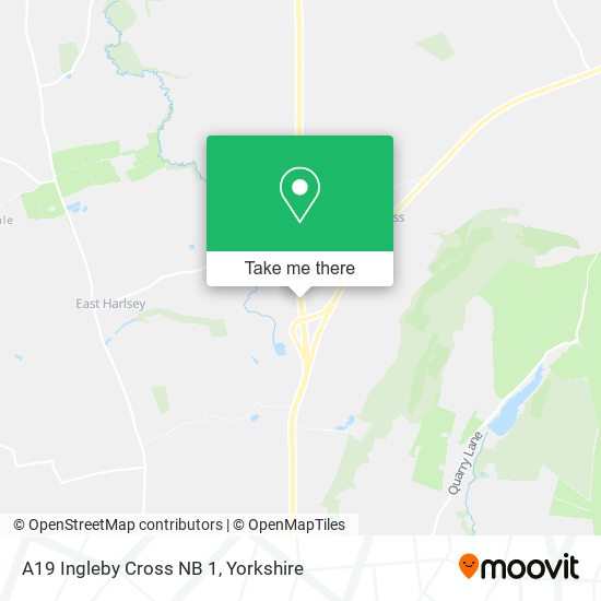A19 Ingleby Cross NB 1 map