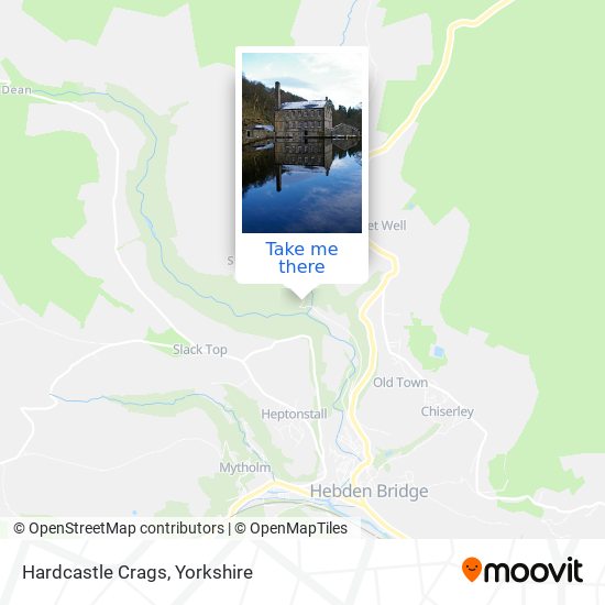 Hardcastle Crags map