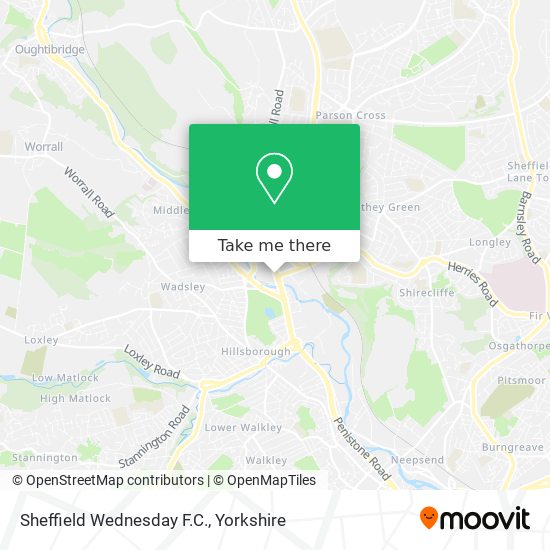 Sheffield Wednesday F.C. map