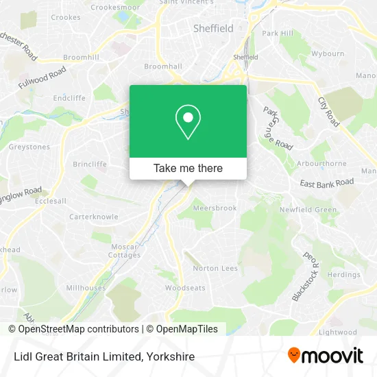 Lidl Great Britain Limited map