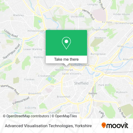 Advanced Visualisation Technologies map