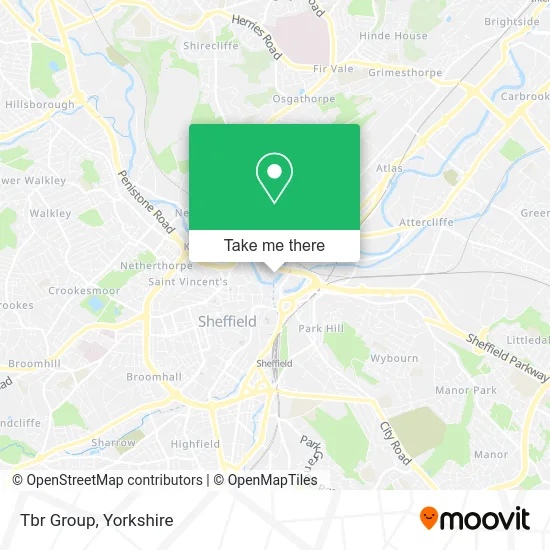 Tbr Group map