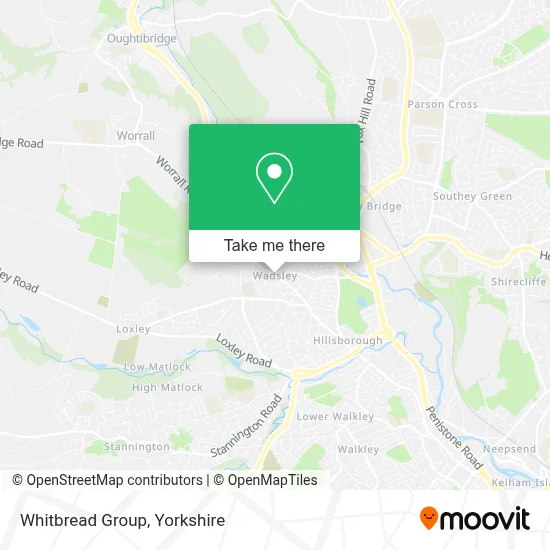 Whitbread Group map