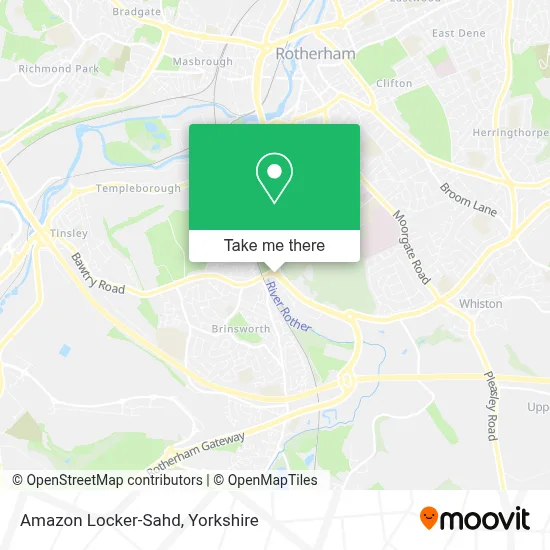 Amazon Locker-Sahd map