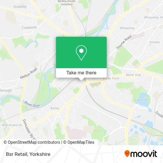 Bsr Retail map