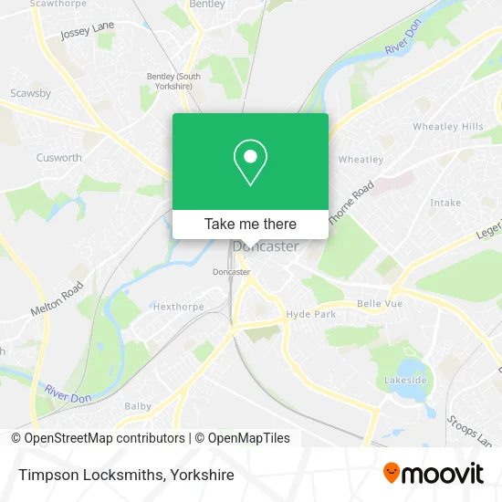 Timpson Locksmiths map