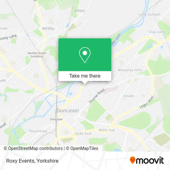 Roxy Events map