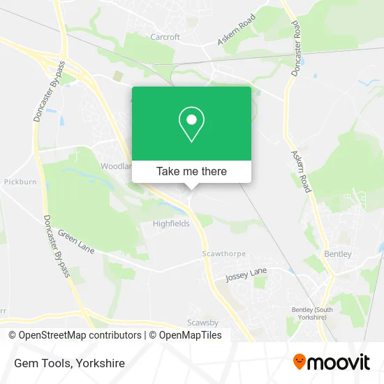 Gem Tools map