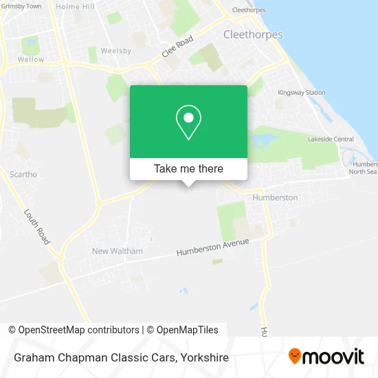 Graham Chapman Classic Cars map