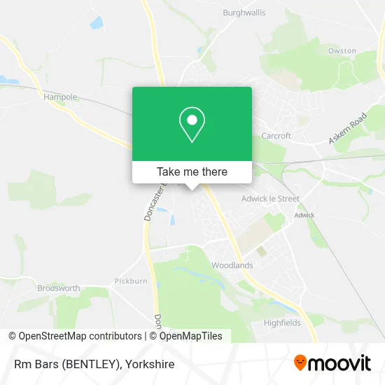 Rm Bars (BENTLEY) map