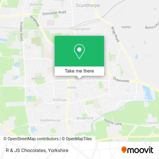 R & JS Chocolates map
