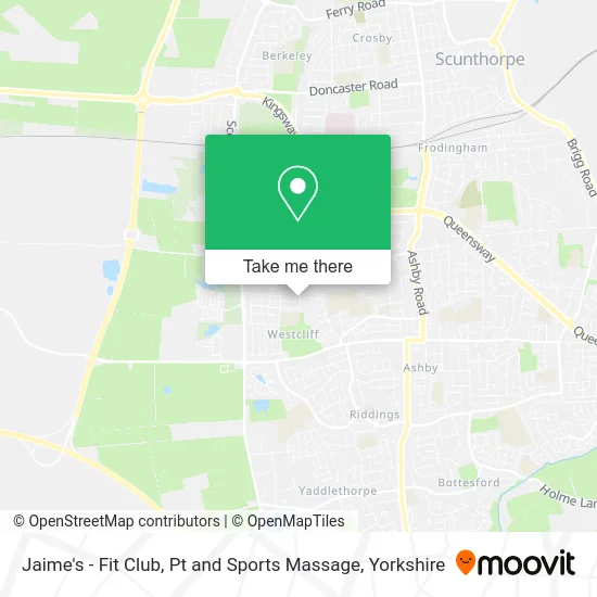 Jaime's - Fit Club, Pt and Sports Massage map