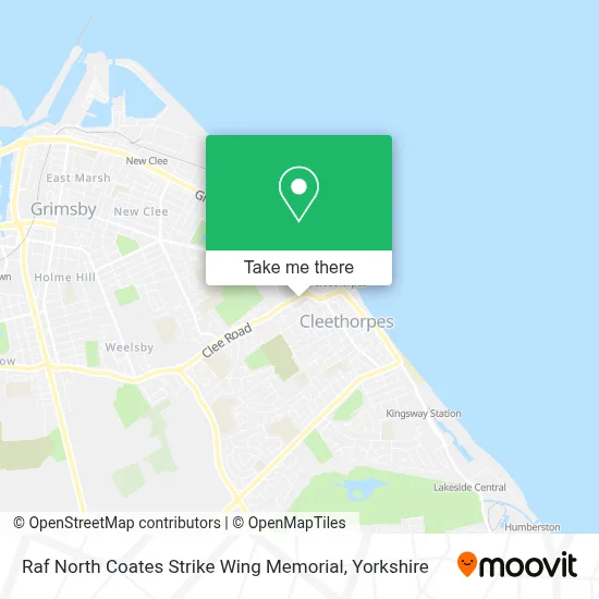 Raf North Coates Strike Wing Memorial map