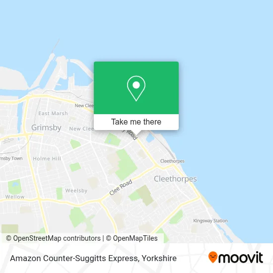 Amazon Counter-Suggitts Express map