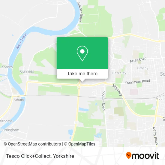 Tesco Click+Collect map