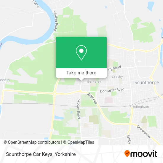 Scunthorpe Car Keys map