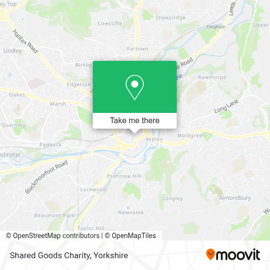 Shared Goods Charity map