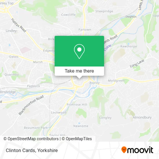 Clinton Cards map