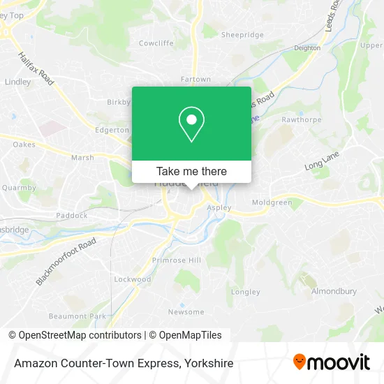 Amazon Counter-Town Express map