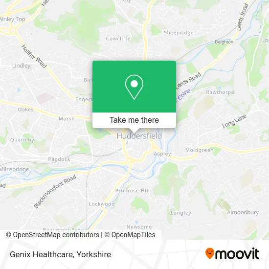 Genix Healthcare map