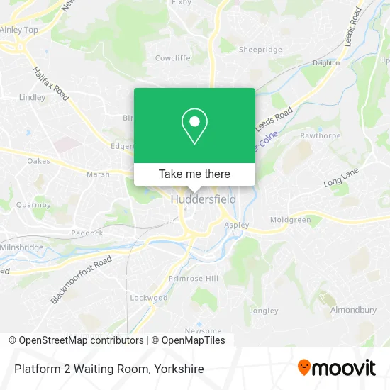 Platform 2 Waiting Room map