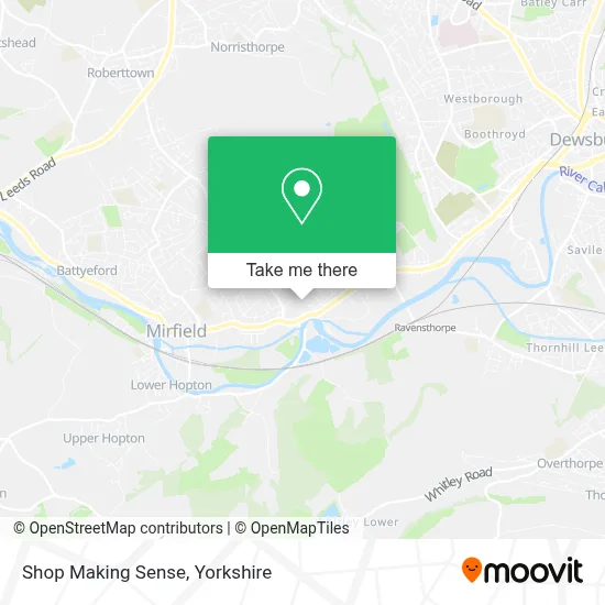 Shop Making Sense map