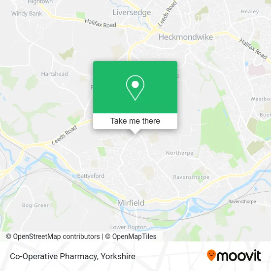 Co-Operative Pharmacy map