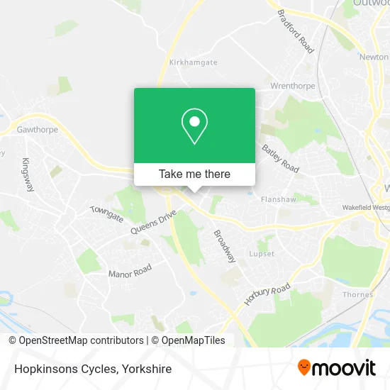 Hopkinsons Cycles map