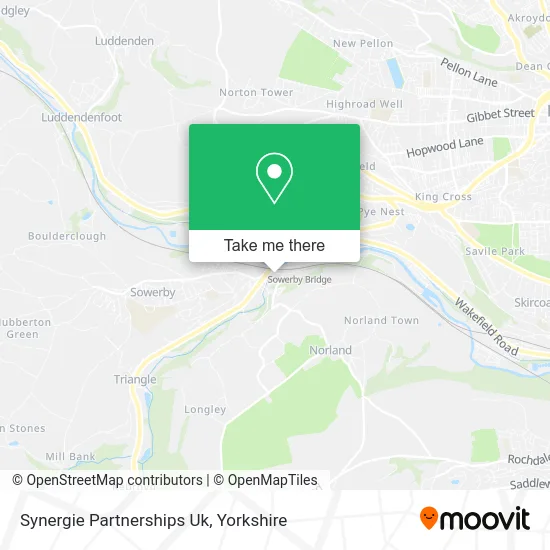 Synergie Partnerships Uk map