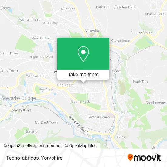 Techofabricas map