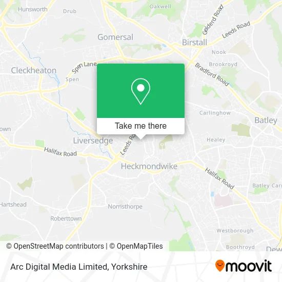 Arc Digital Media Limited map