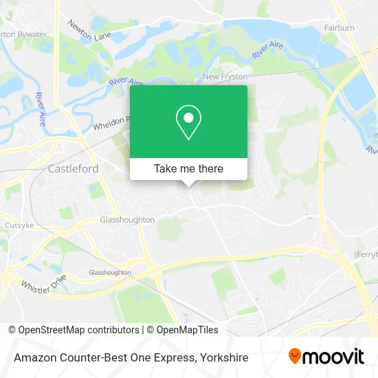 Amazon Counter-Best One Express map