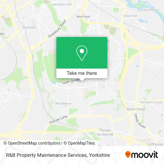 R&B Property Maintenance Services map