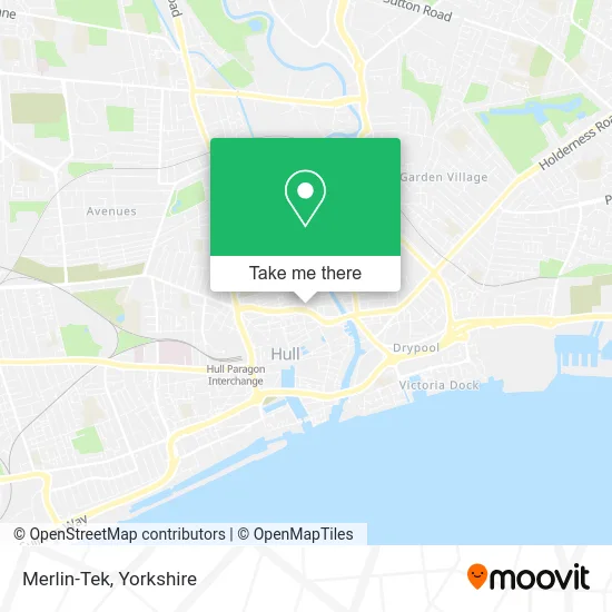 Merlin-Tek map