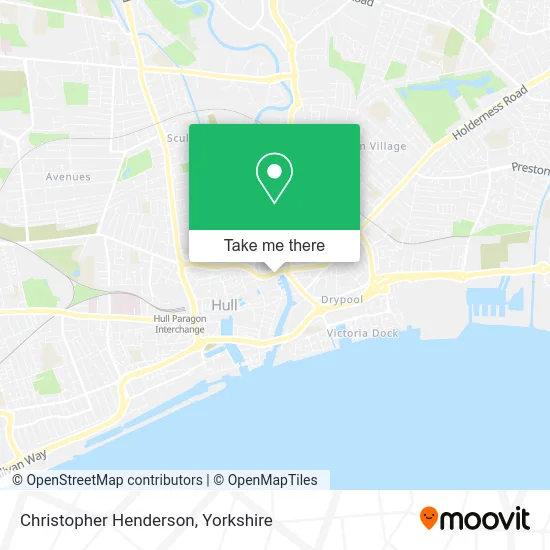 Christopher Henderson map