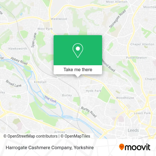 Harrogate Cashmere Company map